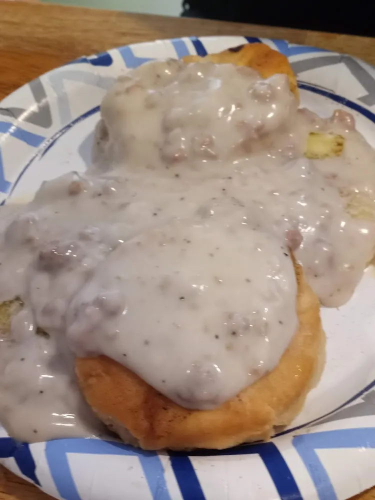 Biscuits Sausage & Gravy